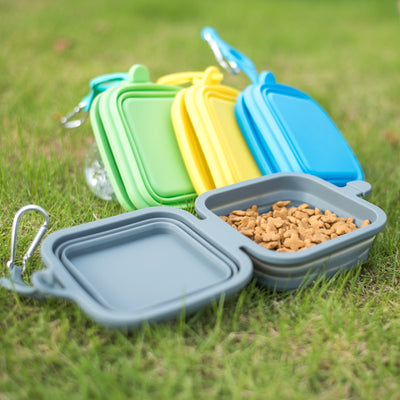 Comedero Plegable de Silicona para Perros y Gatos - Portátil y Resistente - Image 2