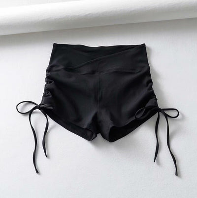 Shorts Deportivos Yoga Cintura Alta con Cordón Ajustable - Image 7