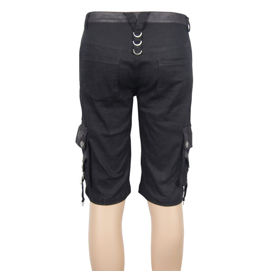 Pantalones Cargo Steampunk Holgados Talla Grande para Hombre - Image 5