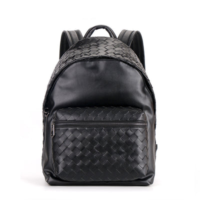 Mochila Escolar Tejida de Gran Capacidad para Hombre - Image 3