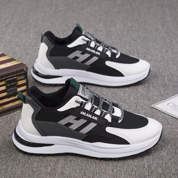 Tenis Deportivos para Hombre Tejido Volador Malla Transpirable Running Casual