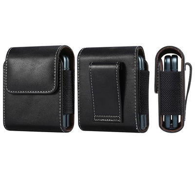 Bolsa de Cintura de Cuero con Pantalla Abatible para Teléfono - Image 9