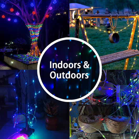Guirnalda LED Multicolor con Múltiples Modos de Iluminación para Fiestas y Celebraciones - Image 5