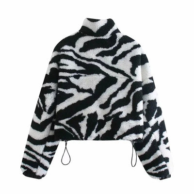 Abrigo de Cuello Alto Lana de Cordero y Algodón - Estilo Europeo Otoño Invierno - Image 6