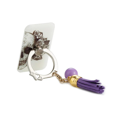 Anillo Soporte para Teléfono con Borlas Metálicas Pintadas a Mano - Image 42