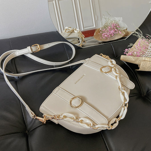 Bolso Bandolera de Hombro Único Estilo Silla de Montar para Mujer - Image 9