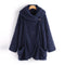 Cardigan Oversized con Cuello Solapa y Mangas Murciélago