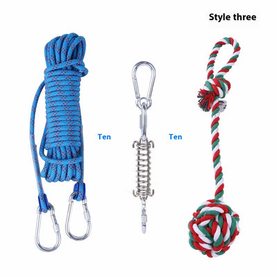 Juguete Interactivo para Perro de Acero Inoxidable con Suspensión por Resorte - Image 8