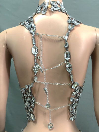 Conjunto de Dos Piezas Luxe con Diamantes y Cintura Moldeadora - Image 8