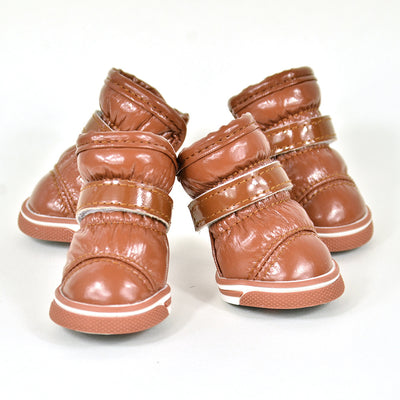 Botas Impermeables de Cuero PU para Perros - Abrigo Invernal - Image 24