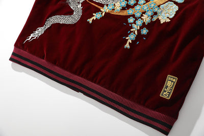 Chaqueta de Algodón Yokosuka con Bordado de Dragón Estilo Chino - Image 10