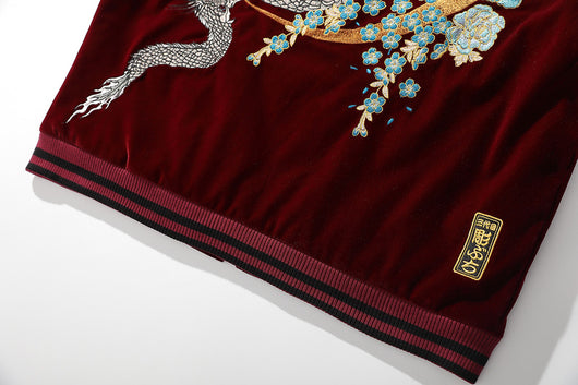 Chaqueta de Algodón Yokosuka con Bordado de Dragón Estilo Chino - Image 10