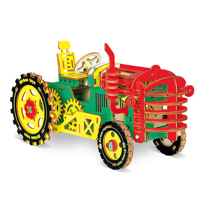 Modelo de Auto 3D de Madera - Puzzle Educativo Armable para Niños - Image 14