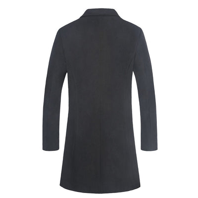 Chaqueta Casual de Botón Único en Colores Sólidos - Image 6
