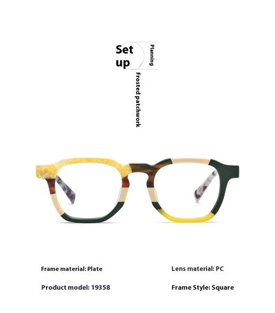 Lentes de Marco Cuadrado con Cristales Degradados Multicolor - Image 12