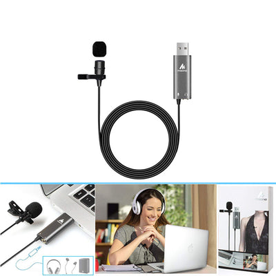 Micrófono Lavalier Condensador USB - Image 9