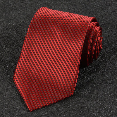 Corbata Formal Hombre 8cm Estilo Británico a Rayas para Negocios - Image 7