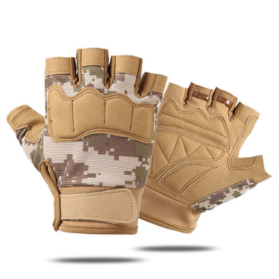 Guantes Tácticos Camuflaje Medio Dedo para Hombre y Mujer - Image 7