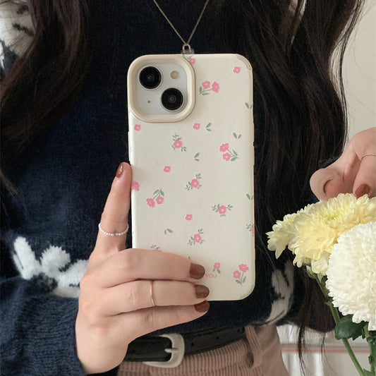 Funda Floral para Celular Resistente a Caídas