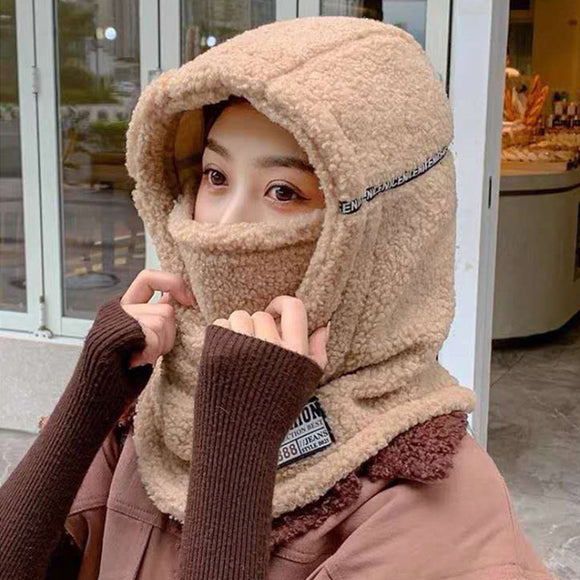 Orejeras Térmicas Impermeables para Mujer con Cuello Acolchado