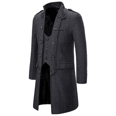 Abrigo Largo Espiga Europeo para Hombre - Image 13