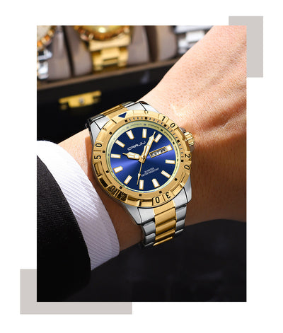 Reloj de Negocios para Hombre con Esfera Grande, Resistente al Agua y Doble Calendario - Image 21