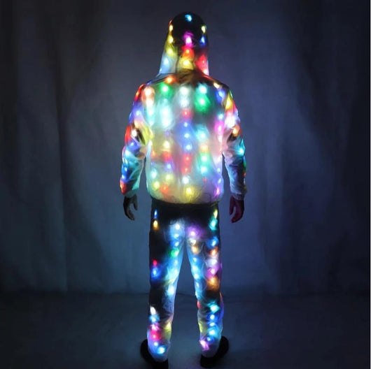 Chaqueta LED Luminosa para Hombre con Colores Dinámicos - Image 11