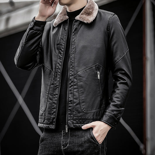 Chaqueta de Cuero para Hombre Cálida y Elegante - Image 11