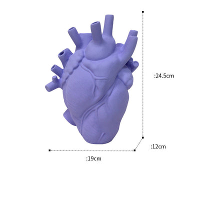 Florero Decorativo en Forma de Corazón, Estilo Nórdico, Escultura de Cerámica para el Hogar - Image 14