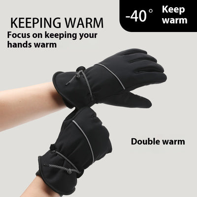Guantes Térmicos para Esquí con Forro Polar Reforzado - Image 3