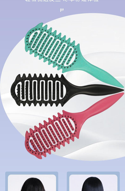 Peine Rizador Definidor de Rizos para Cabello Húmedo y Seco con Masaje Hueco - Image 8