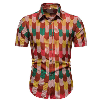 Camisa Hawaiana Manga Corta para Hombre - Image 9