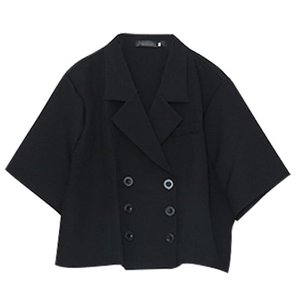 Conjunto Ejecutivo: Chaqueta Plisada con Falda Corta
