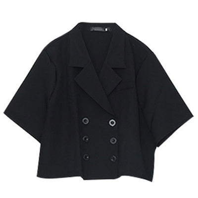 Conjunto Ejecutivo: Chaqueta Plisada con Falda Corta - Image 2
