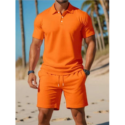 Conjunto Polo y Shorts Deportivo Slim Fit para Hombre - Perfecto para Verano - Image 9