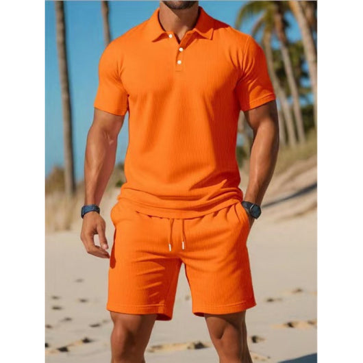 Conjunto Polo y Shorts Deportivo Slim Fit para Hombre - Perfecto para Verano - Image 9