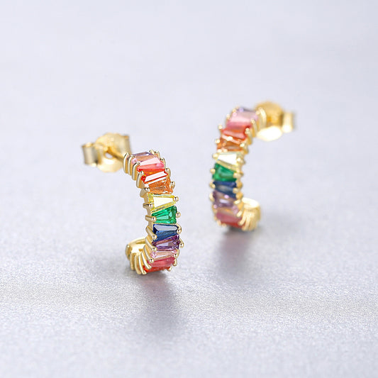 Aretes Retro Vintage Estilo Europeo Americano - Diseño Minimalista Tendencia Net