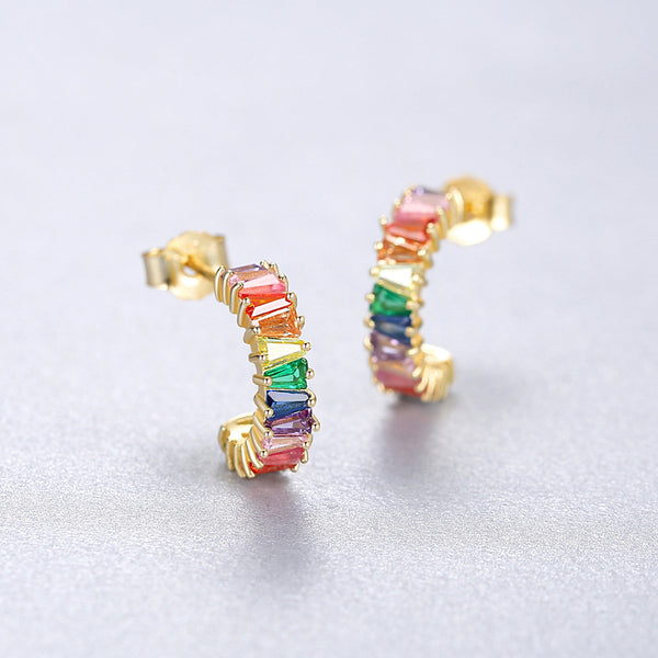 Aretes Retro Vintage Estilo Europeo Americano - Diseño Minimalista Tendencia Net
