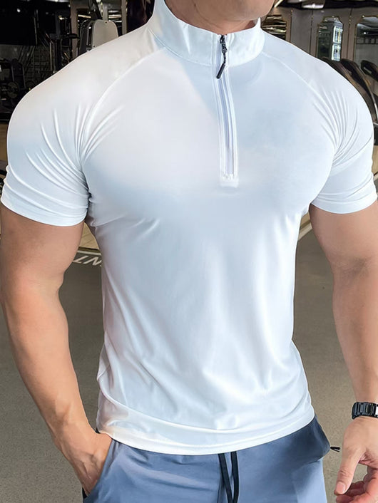 Sudadera Deportiva Hombre con Cierre de Medio Cuello - Image 16