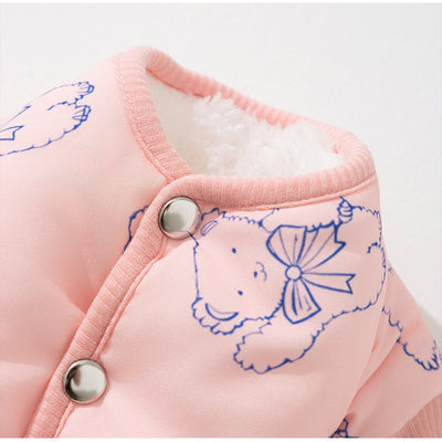 Abrigo de Algodón para Perros - Diseño Osito Impreso para Otoño e Invierno - Image 17