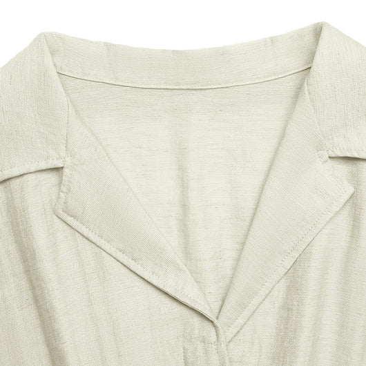 Vestido Camisero Ajustado con Bolsillos - Falda Entallada para Oficina - Image 14