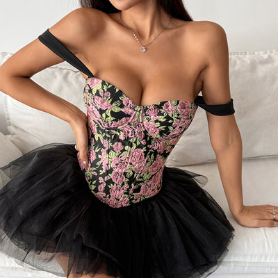 Corset Ajustable de Encaje con Cierre de Cordones para Mujer - Image 12