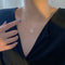 Anillo y Collar de Plata 925 con Letra Inglesa para Mujer