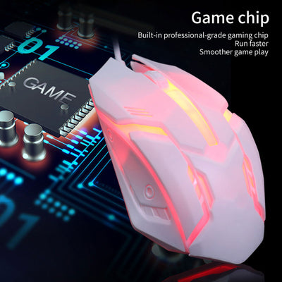 Ratón Alámbrico con Iluminación RGB Multicolor - Image 15