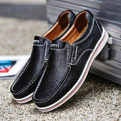 Zapatos de Cuero Casual Estilo Británico para Jóvenes - Image 15