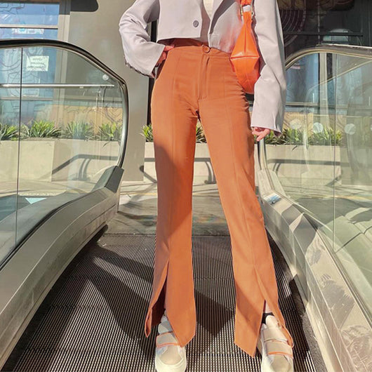Pantalones Acampanados Cintura Alta Mujer - Ajuste Slim Elegante - Image 5