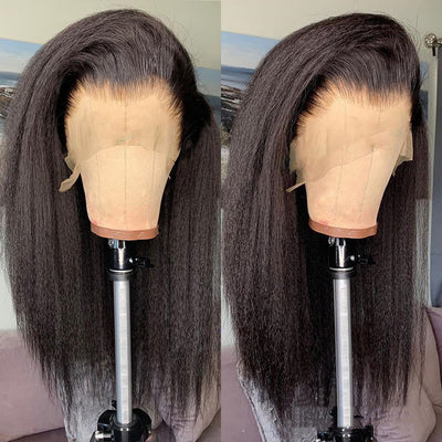 Peluca Frontal de Encaje Rizos Creativos para Mujeres - Image 4