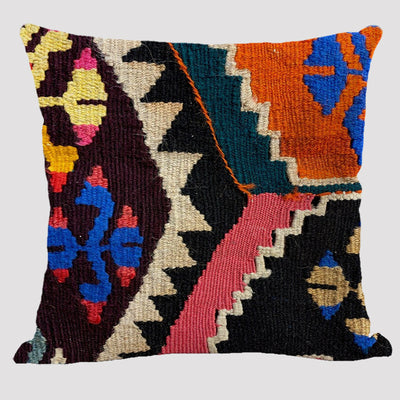 Almohada Reversible Étnica de Lino Bohemio Doble Cara - Image 35