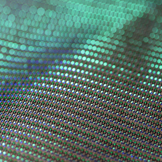 Tela de Malla Degradado Láser Brillante Azul Diamante Perspectiva - Image 4