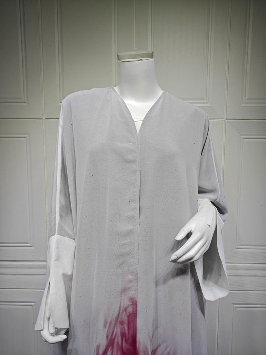 Cardigan Robe con Cambio de Color Degradado - Image 10